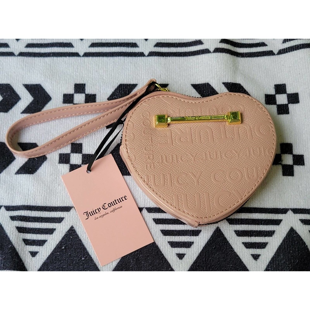 NWT Juicy Couture Blush Pink Zip Pouch